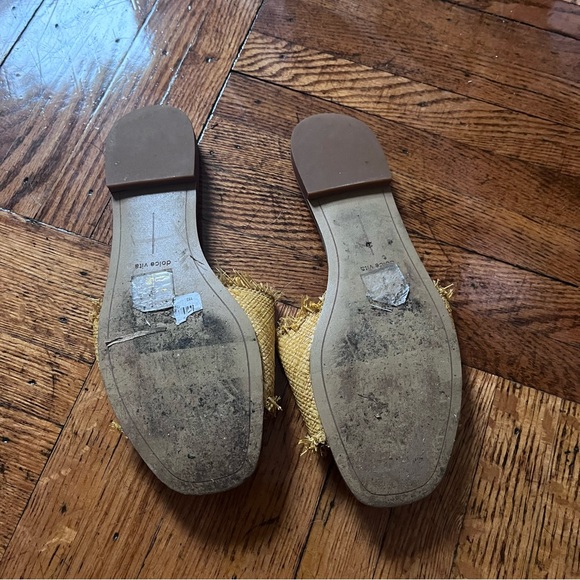 Dolce Vita Raffia Flat Sandals - Picture 2 of 6